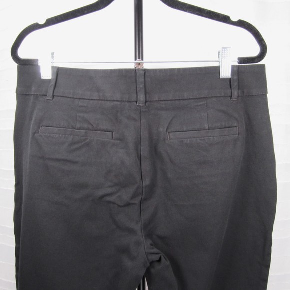 Black Anne Taylor Loft Outlet Modern Skinny Ankle Pant - 12P - Picture 5 of 10